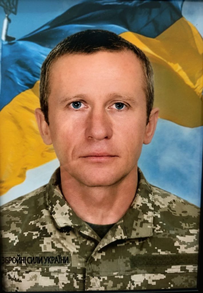 Портрет Захисника України Сергія Литвина